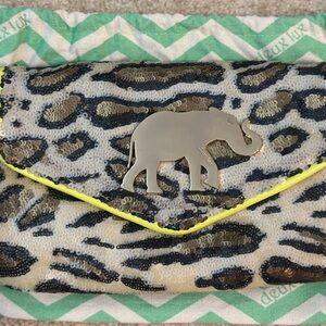 Deux Lux Neon Yellow Clutch